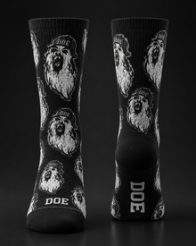 DOE All Over Ghost Face Socks