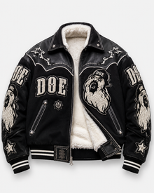 DOE Premium Fur-Lined Bomber Jacket