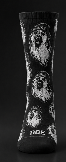 DOE All Over Ghost Face Socks