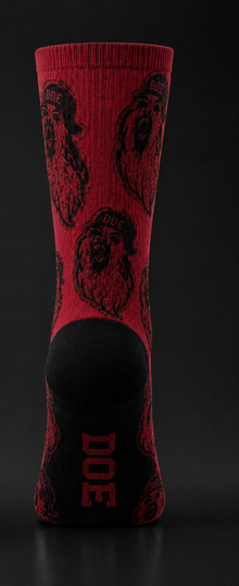 DOE All Over Ghost Face Socks