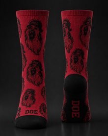 DOE All Over Ghost Face Socks