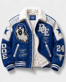 DOE Premium Fur-Lined Bomber Jacket