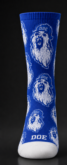 DOE All Over Ghost Face Socks