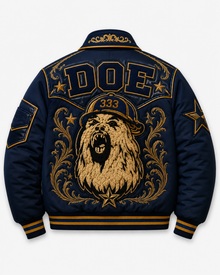 DOE Premium Fur-Lined Bomber Jacket