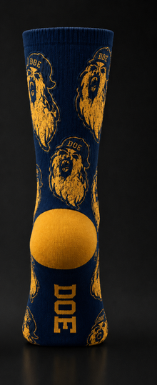 DOE All Over Ghost Face Socks