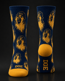 DOE All Over Ghost Face Socks