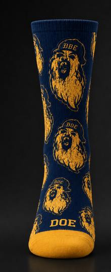 DOE All Over Ghost Face Socks