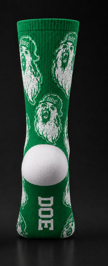 DOE All Over Ghost Face Socks