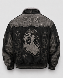 DOE Premium Fur-Lined Bomber Jacket