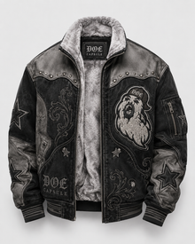 DOE Premium Fur-Lined Bomber Jacket