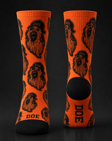 DOE All Over Ghost Face Socks