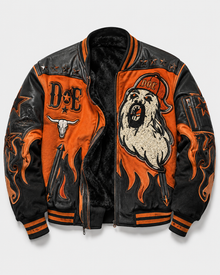 DOE Premium Fur-Lined Bomber Jacket