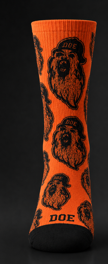 DOE All Over Ghost Face Socks