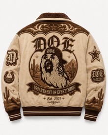 DOE Premium Fur-Lined Bomber Jacket
