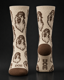 DOE All Over Ghost Face Socks